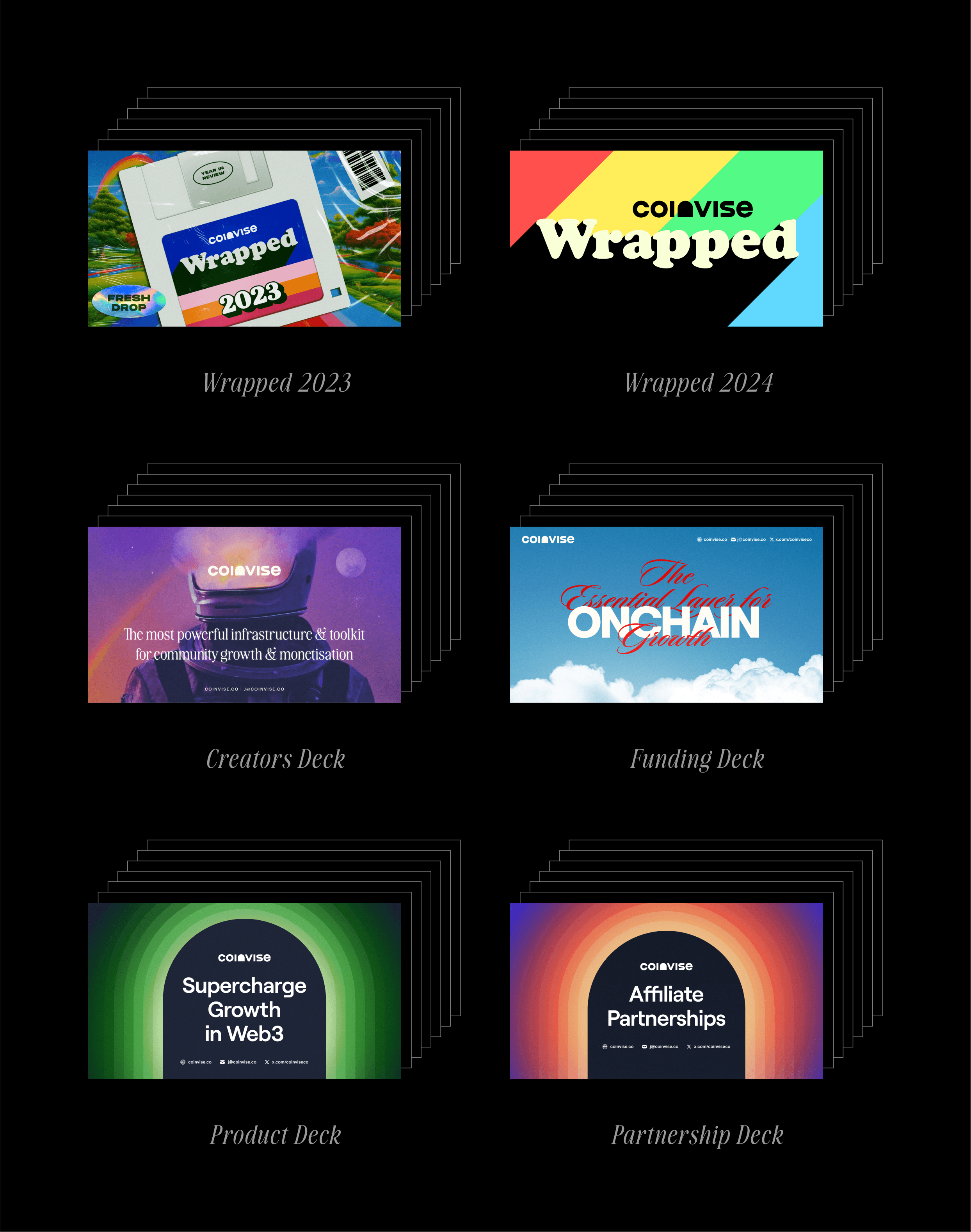 Coinvise Deck Designs