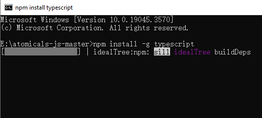npm install -g typescript