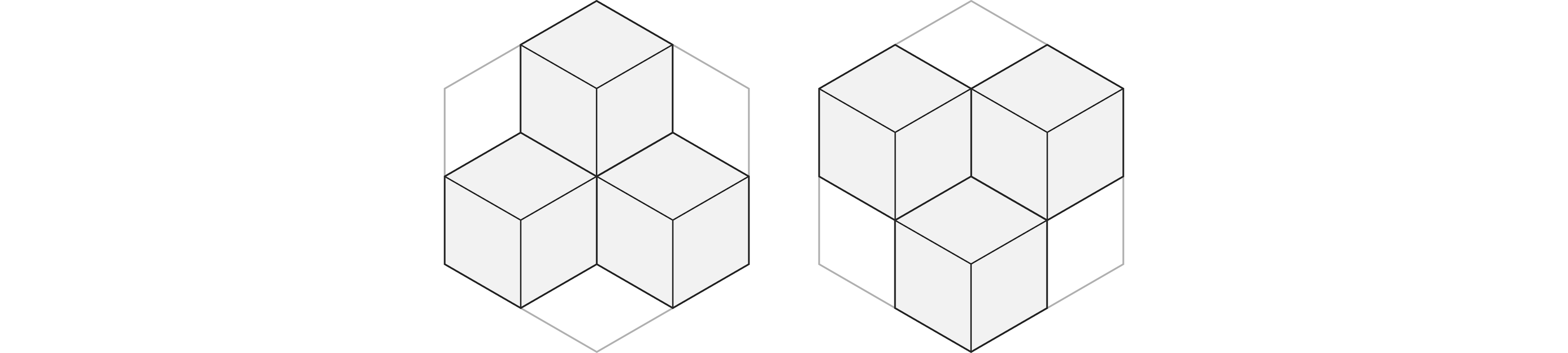 Figure 2 - two subdivision patterns