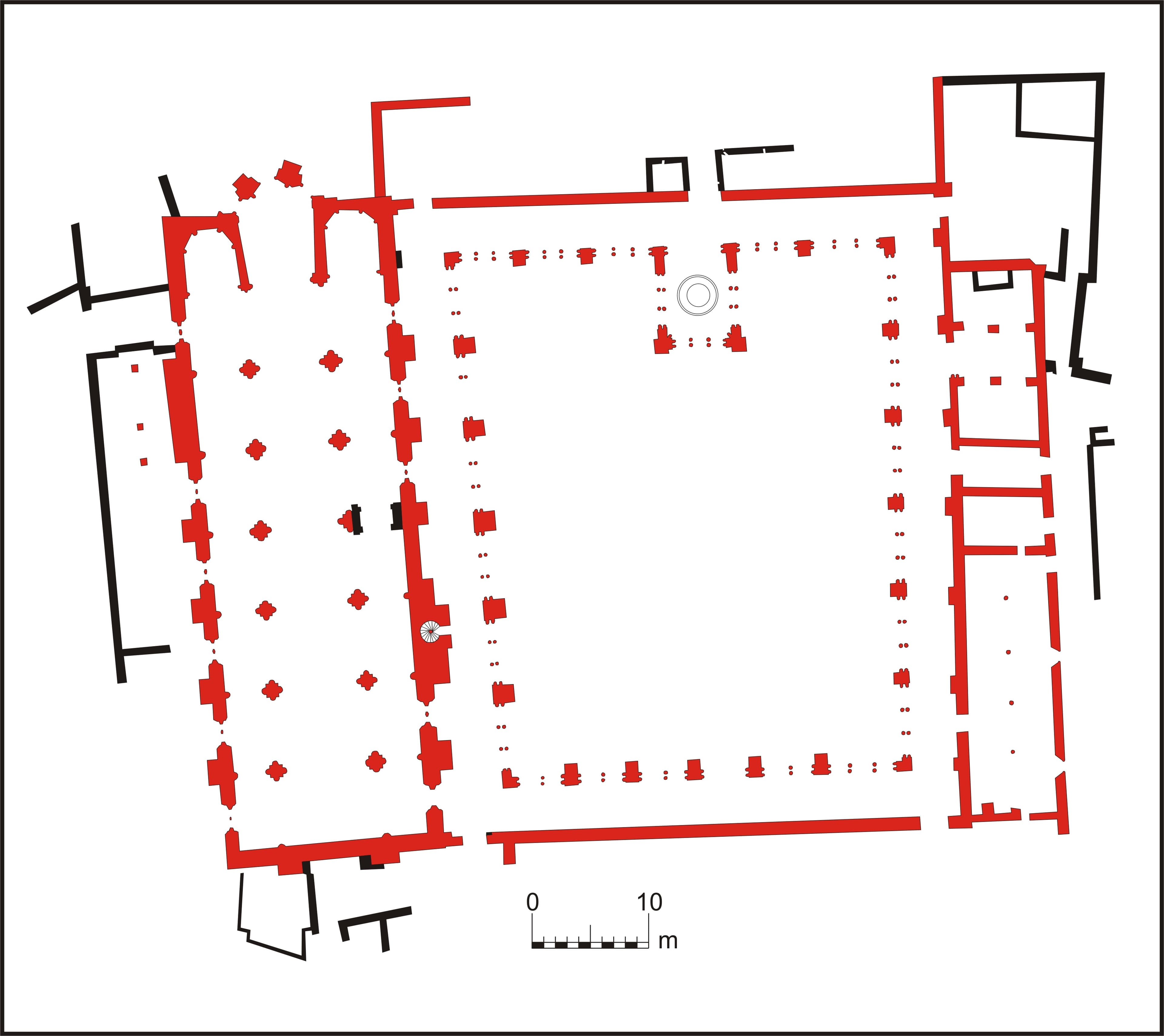 Monastery of Santa Clara-a-Velha: plan.