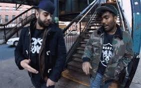 Gandhi (right) pictured with Heems circa 2012.