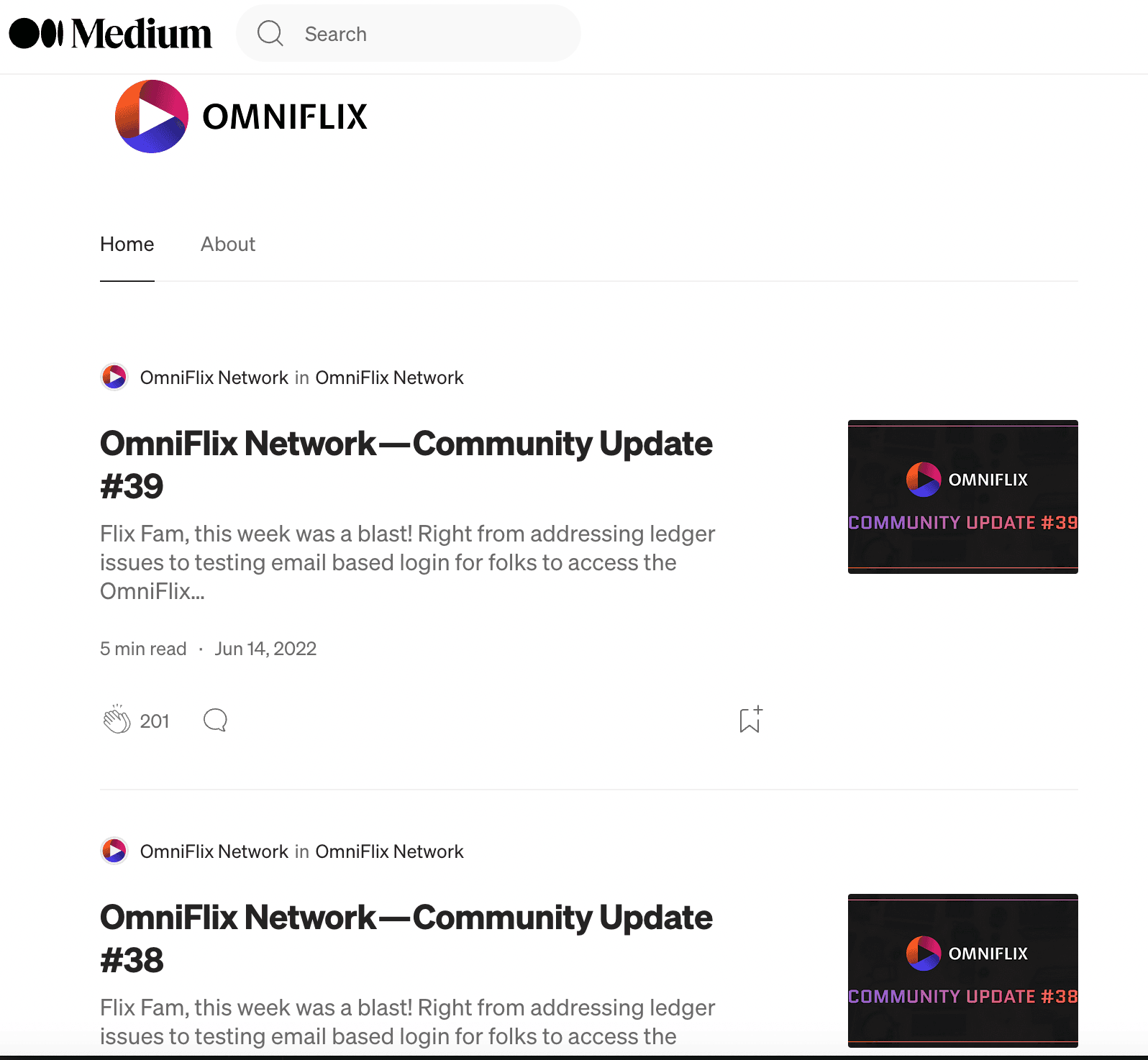 Medium housed Community Update issue number #39