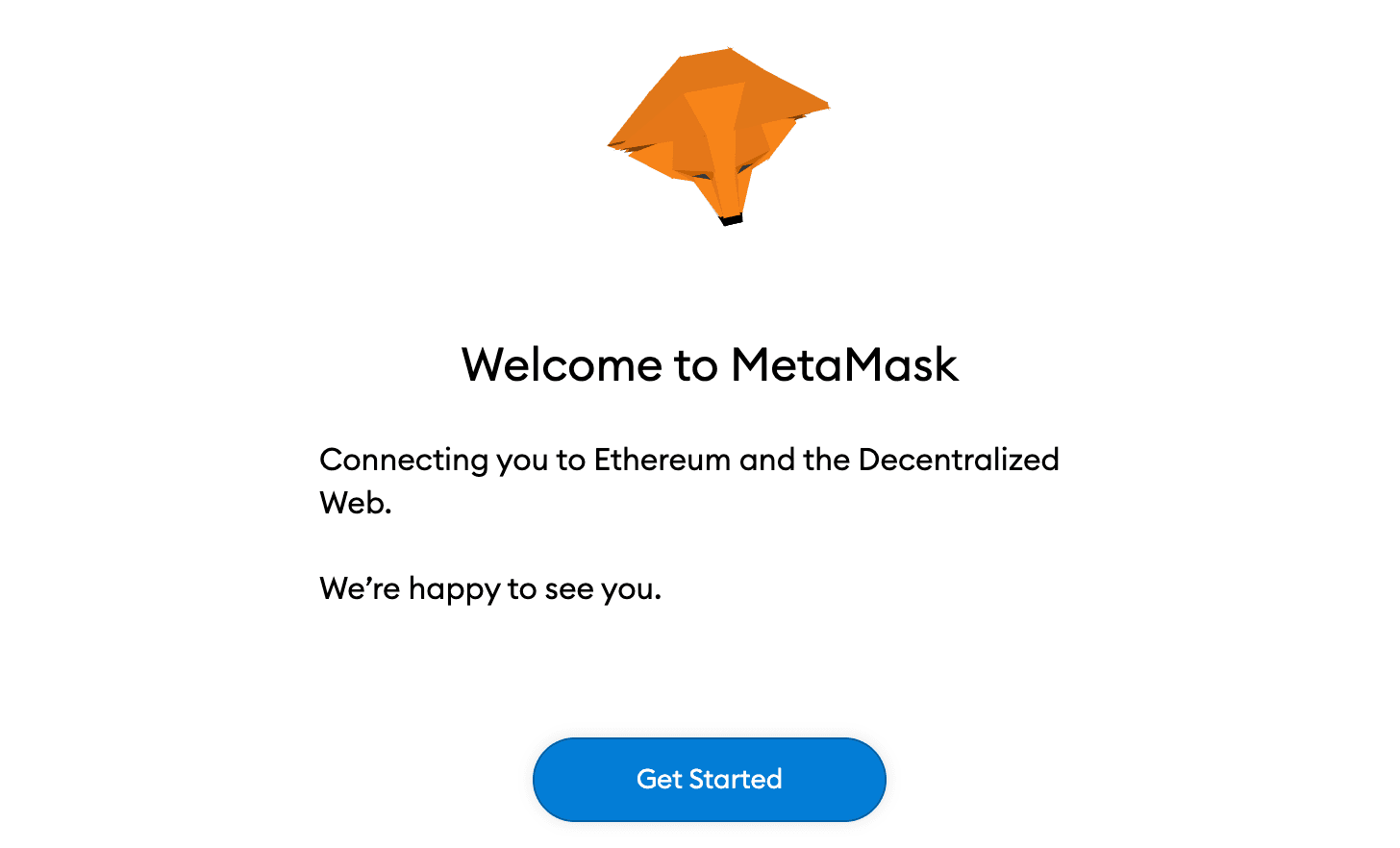 Welcome to MetaMask