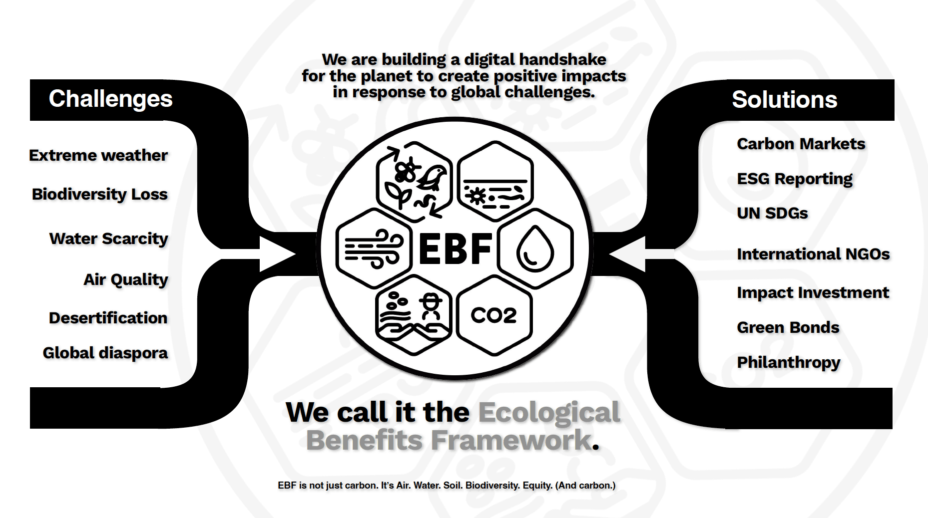 Figure 5. Organising complex data in a digestible format for better decision-making. Source - EBF website