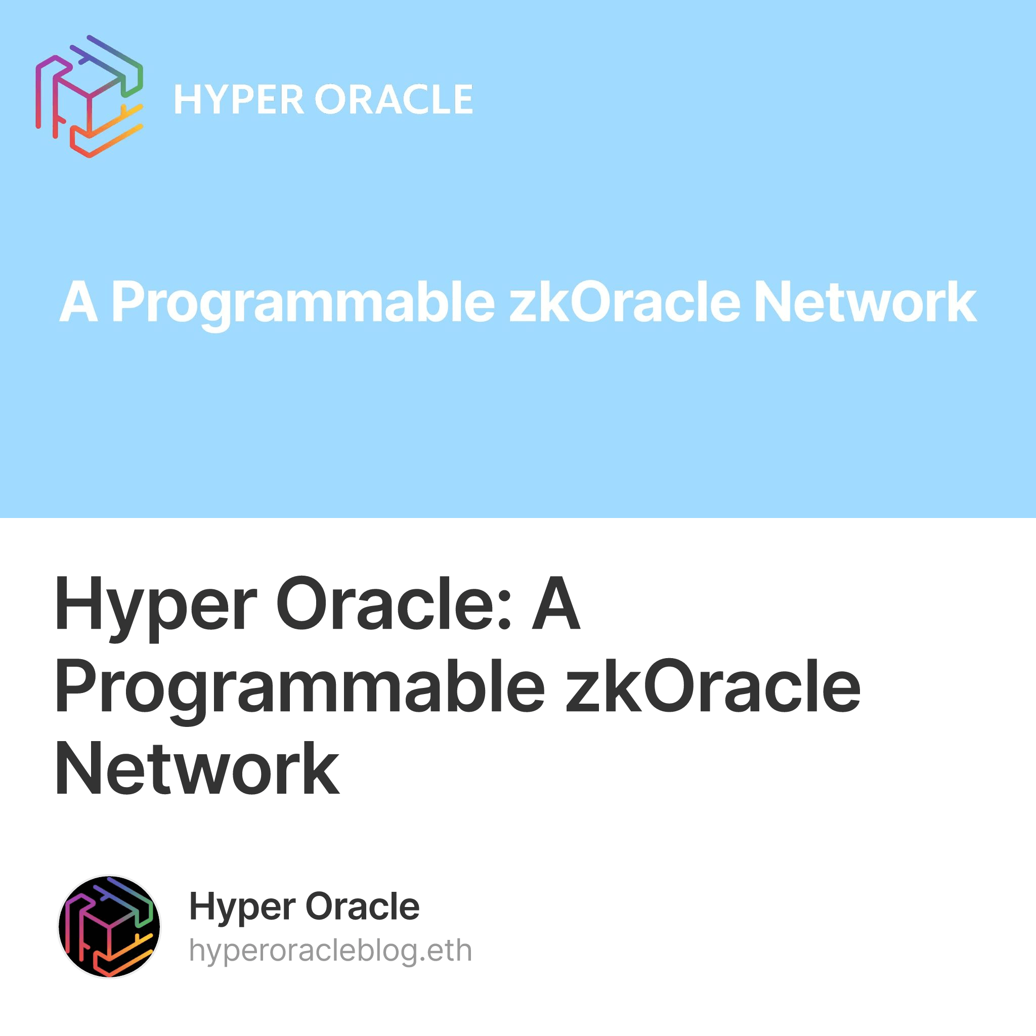 Oracle Set - Zhyper Network