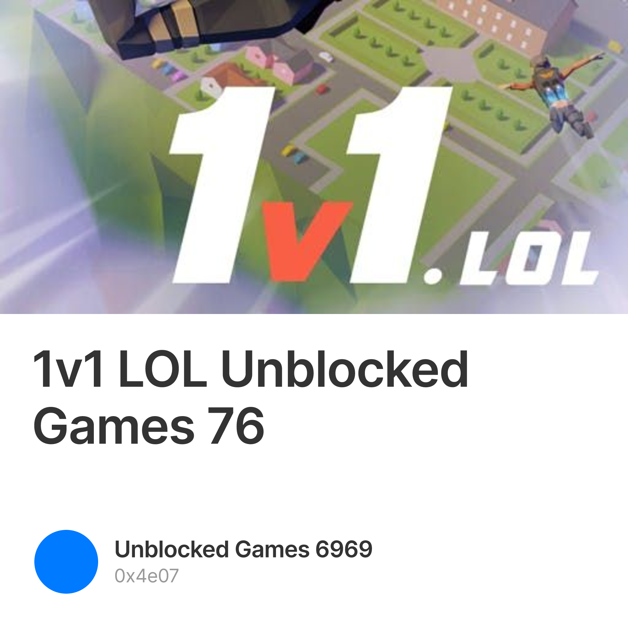 1v1 lol Unblocked Play 1v1.lol Games Unblocked: 911,66-EZ,76