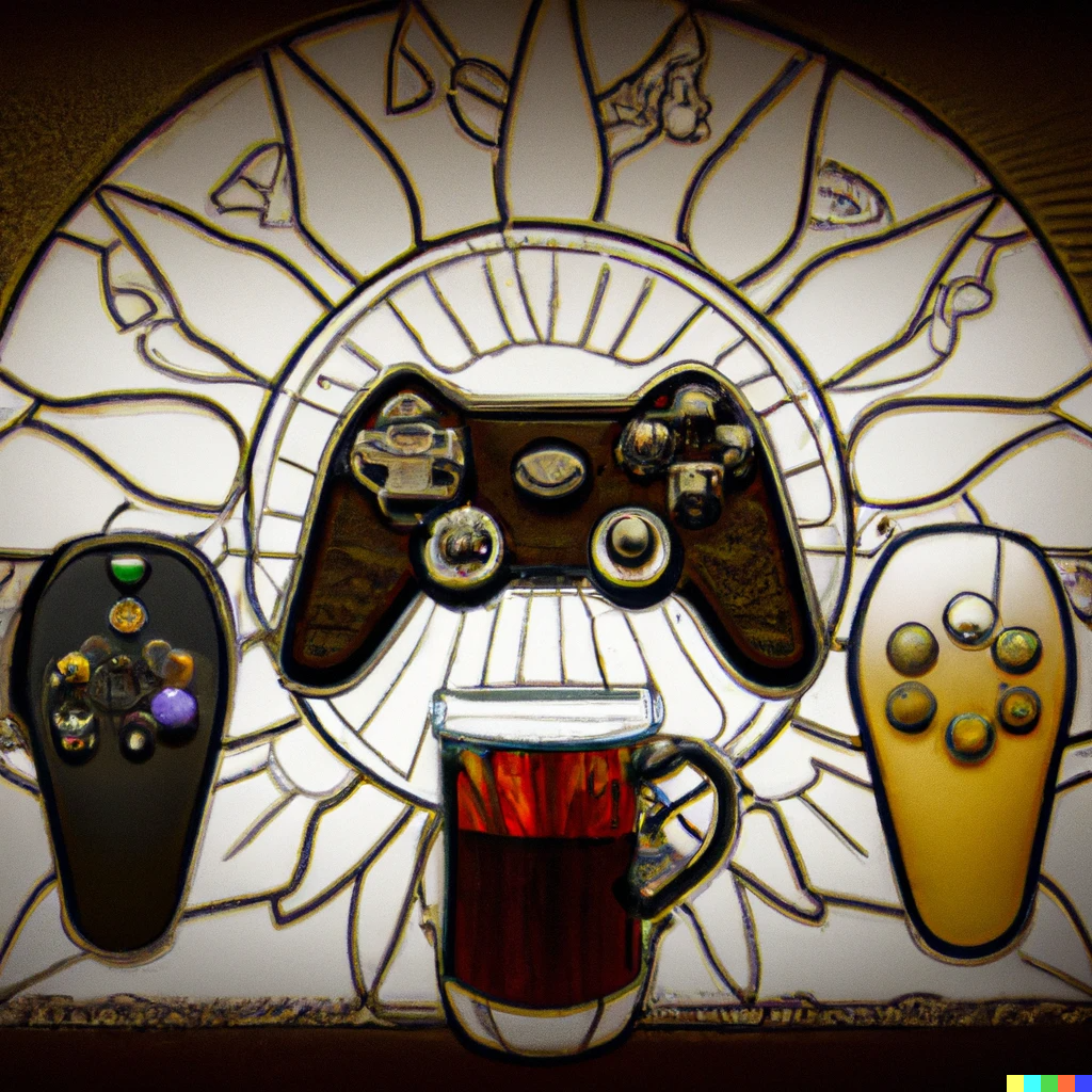 All hail the gods of coffee, video games, and streaming.