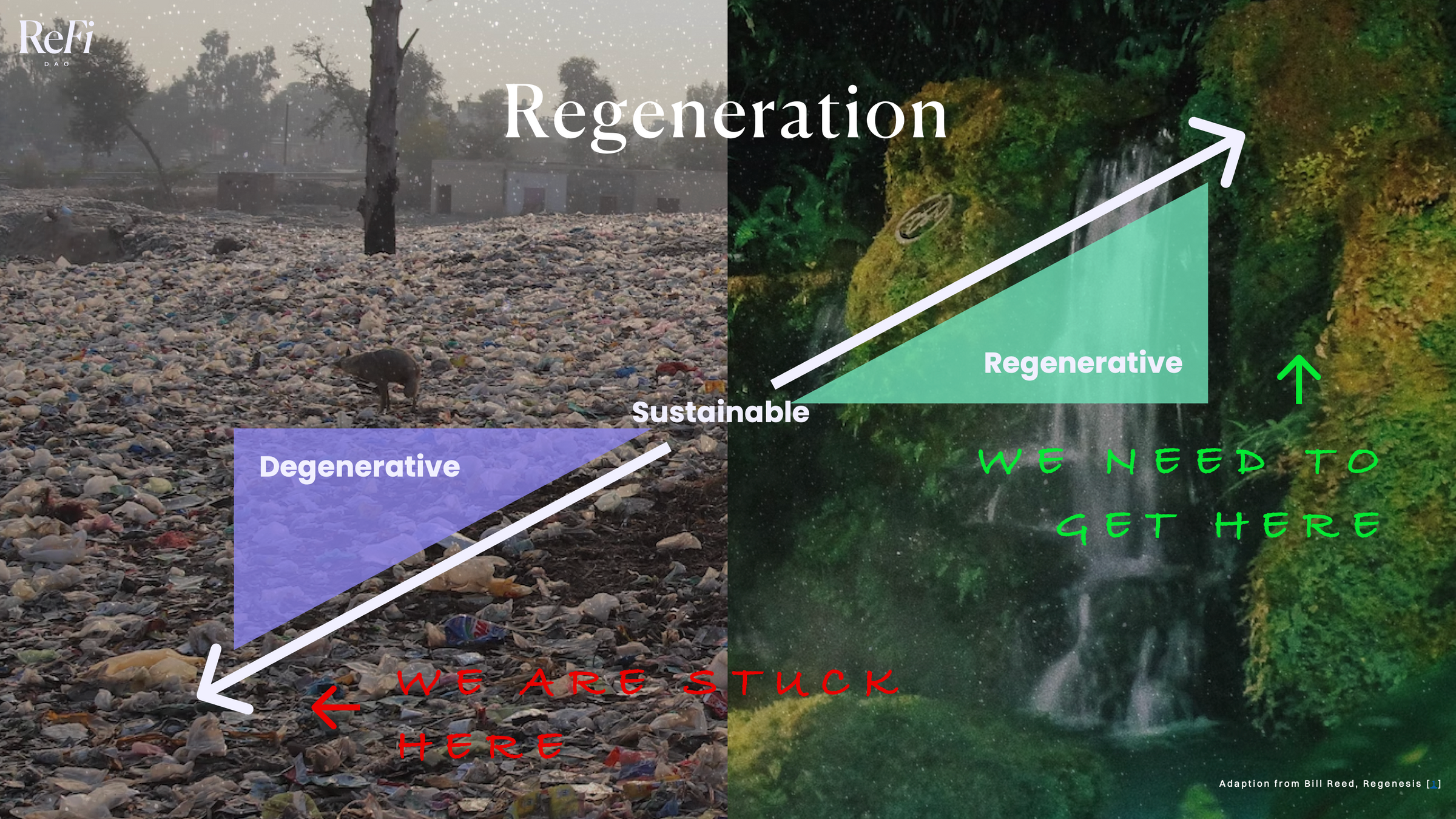 Adapted from Bill Reed (2007) - Shifting from ‘sustainability’ to regeneration