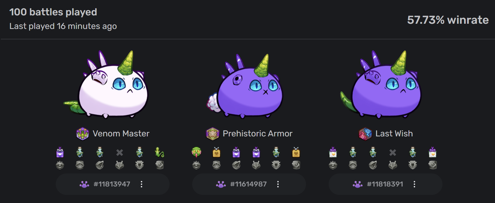 Example of Tri Spike Poison team (screenshot from axies.io)