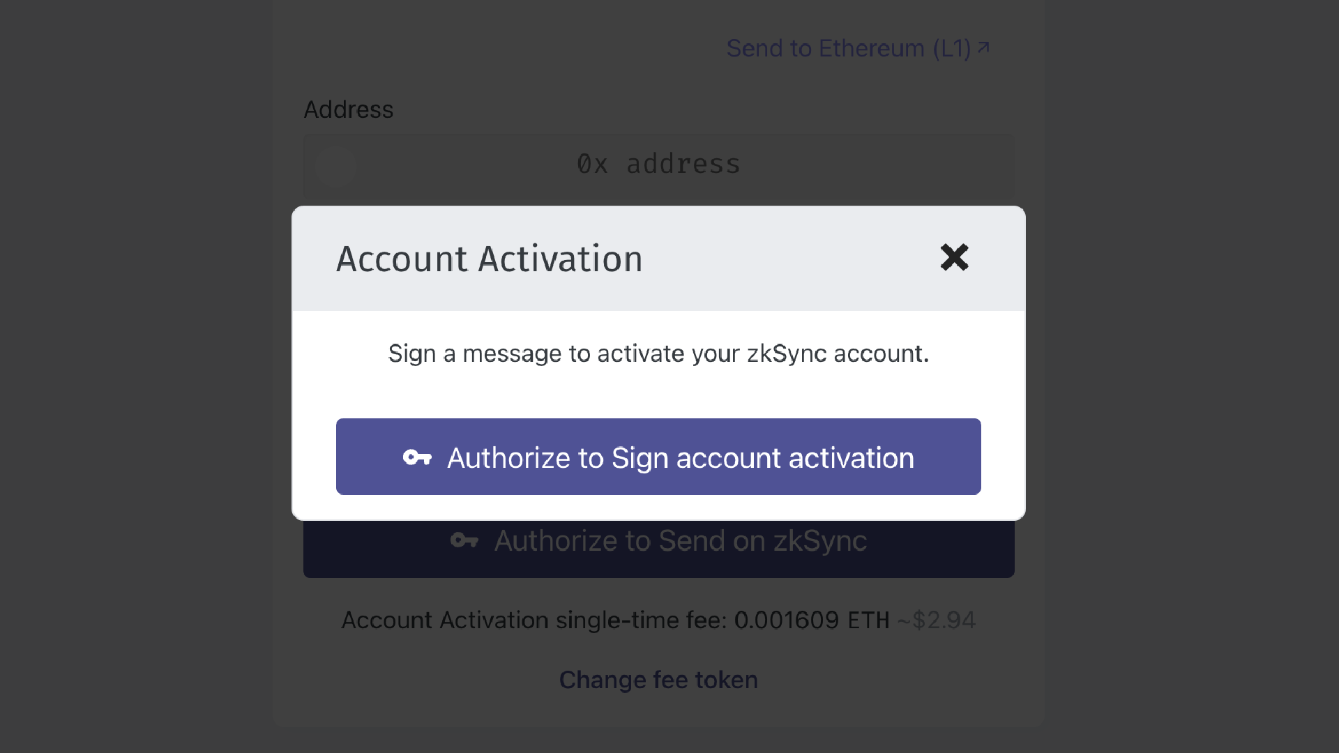 Authorize Sign Account Activation