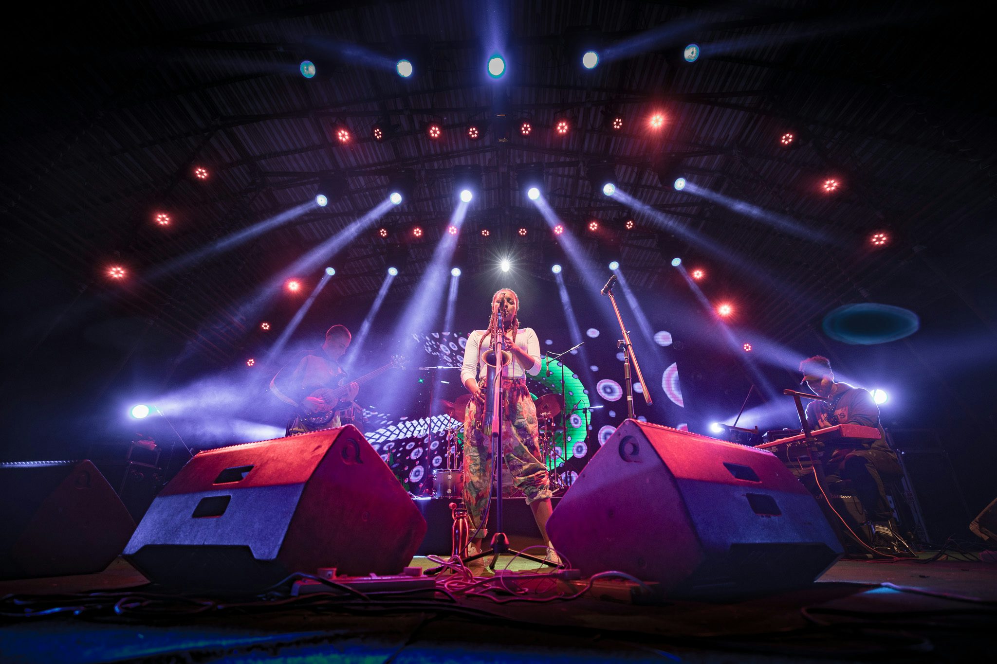 Nubya Garcia (UK) performing at Ziro Festival 2018 [photo: Mohit Sharma]