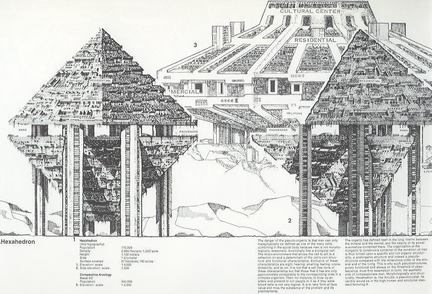 Ethereum-esque hyperstructures (Arcosanti Archives)