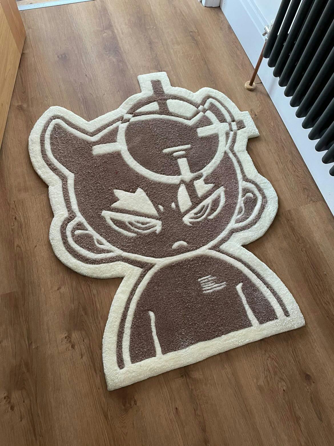 Hand-made tufted wanted Little Devil rug