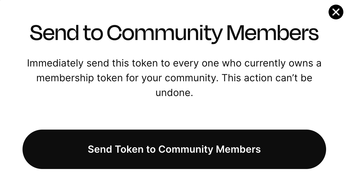 Made available by the airdrop function, although creators can submit any set of recipients for an airdrop