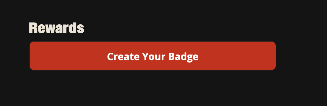 Create your badge button; bottom left