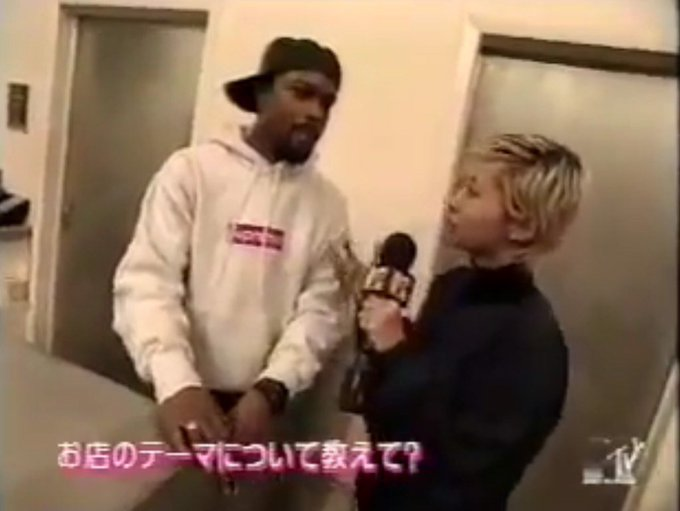 Supreme NYC making an appearance on MTV japan in 1996