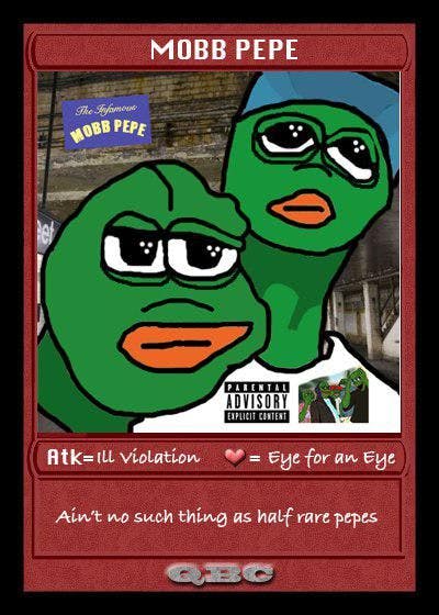 MobbPepe as picked from Rare Pepe Directory (http://rarepepedirectory.com/?p=846)