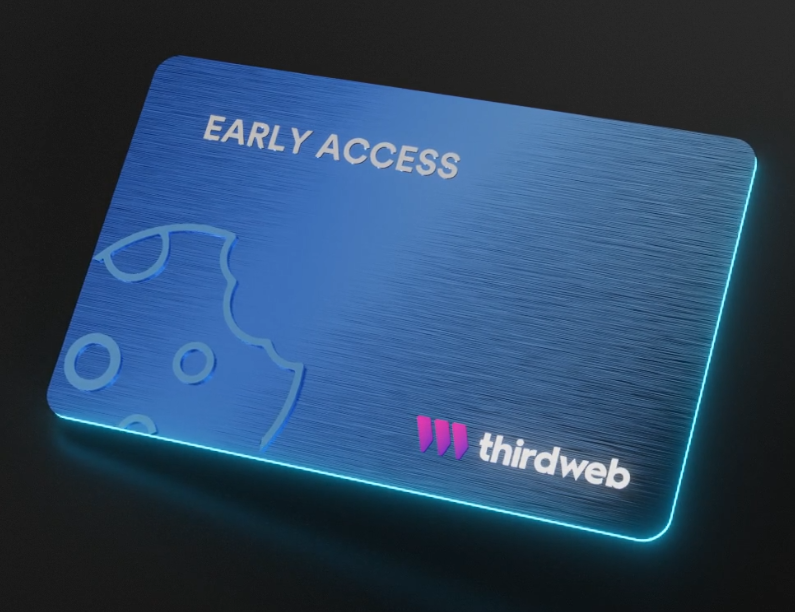 Thirdweb's early access NFT. It ran out very quickly.