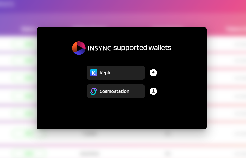 Step 2 - Select your wallet and click on it
