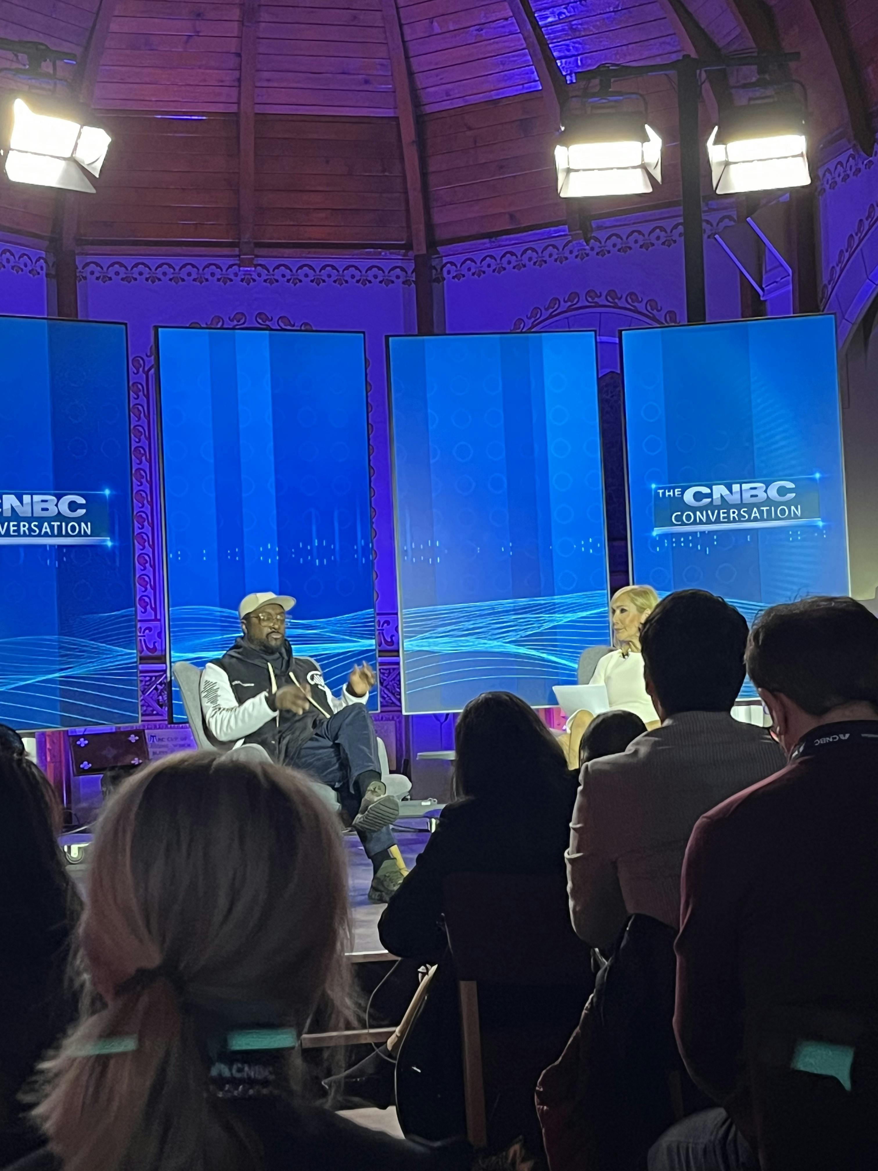 will.i.am talks with CNBC's Tania Bryer