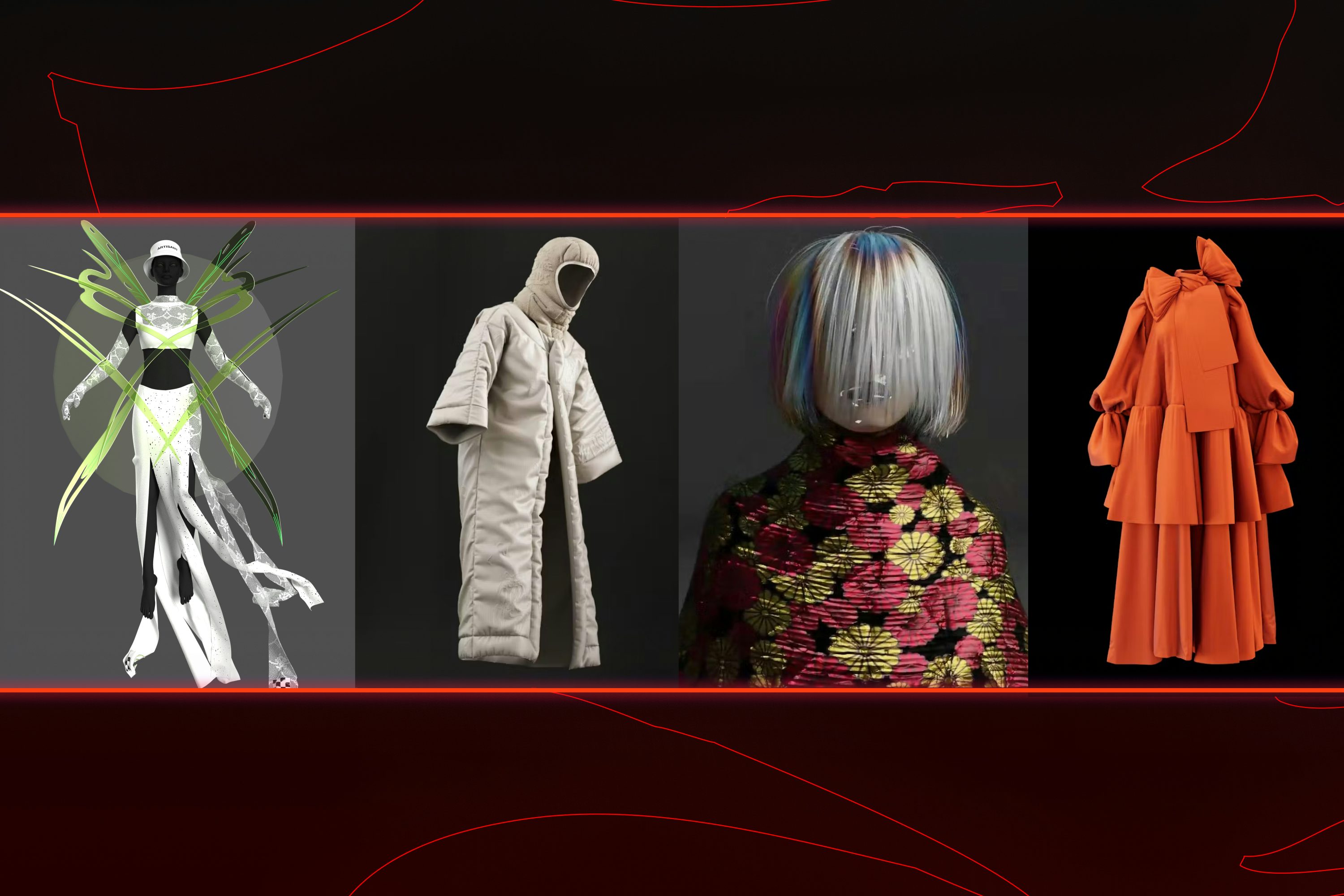 Digital garments from Red's collection