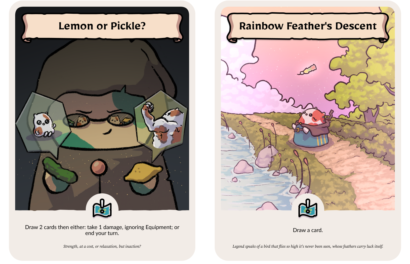 A couple examples of some Whiskers cards... Note: all information is subject to change.
