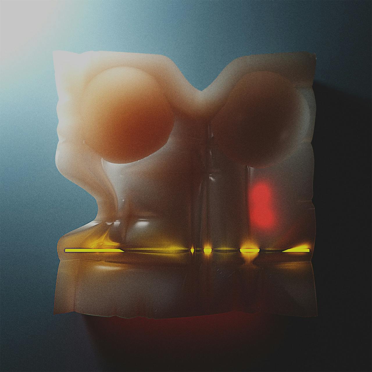 Strange, tactile objects: 3D study (2013)