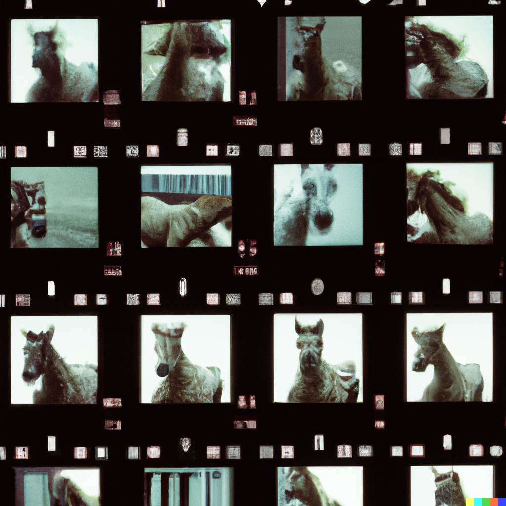 i thought this was interesting. i wanted to see if dall-e could recreate a contact sheet