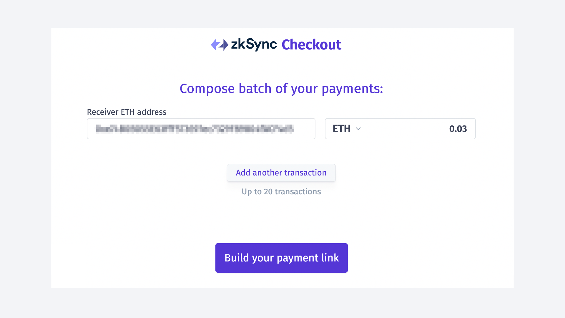 Build Your Payment Link
