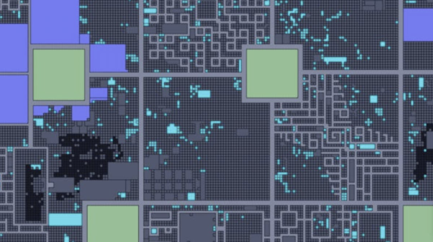 Virtual LAND parcels in Decentraland that can be rented or customized and sold. Source: DeFi Republic