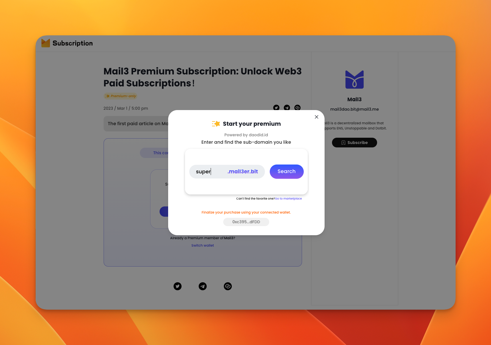 Mail3 Premium