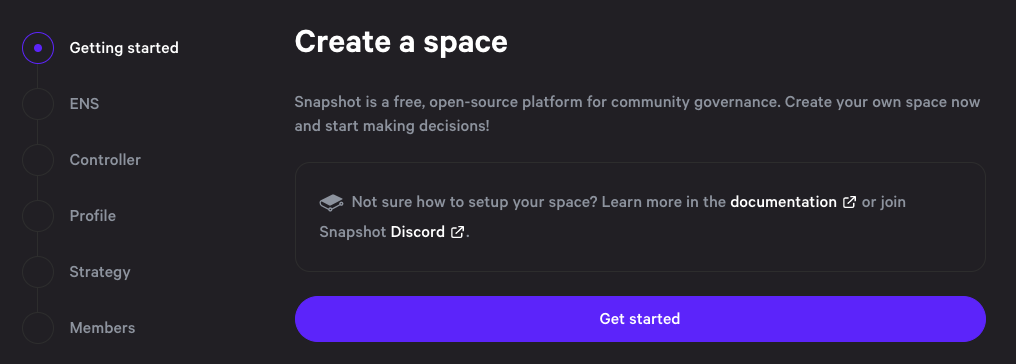 Snapshot’s Space Set-Up Overview