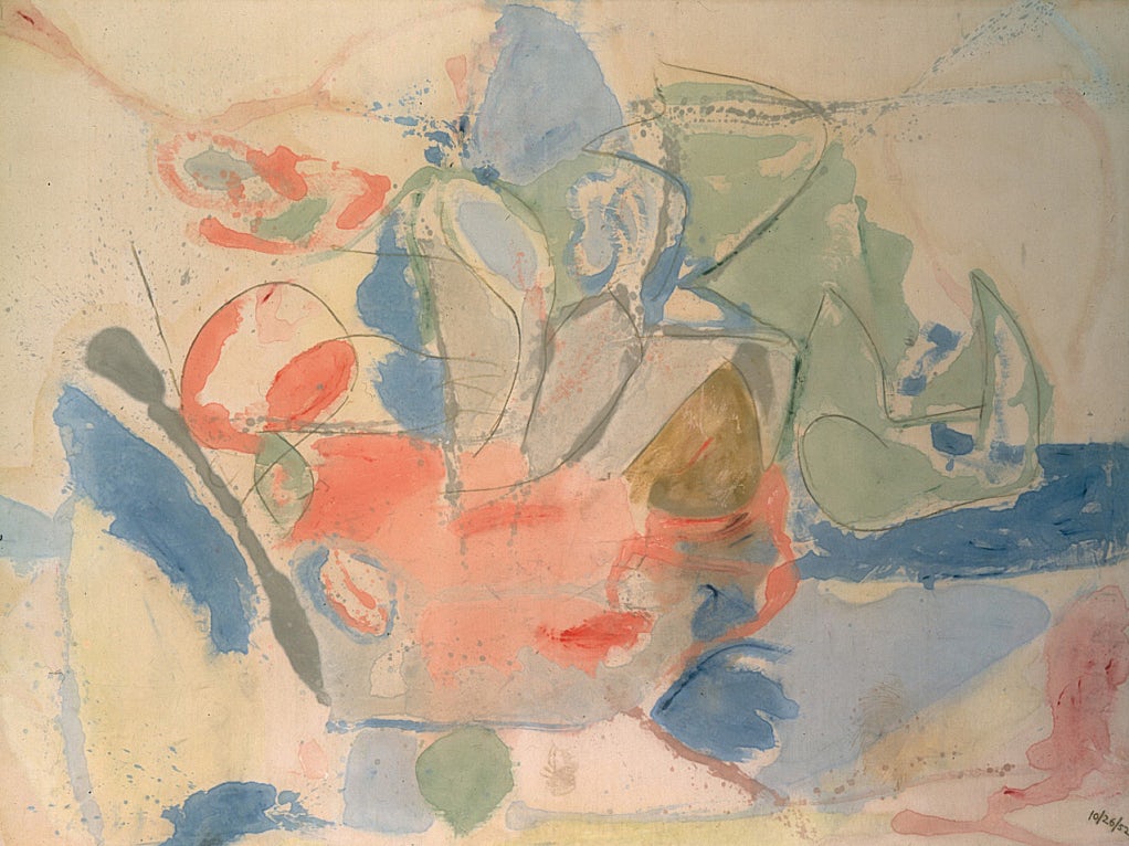 Mountains and Sea by Helen Frankenthaler 