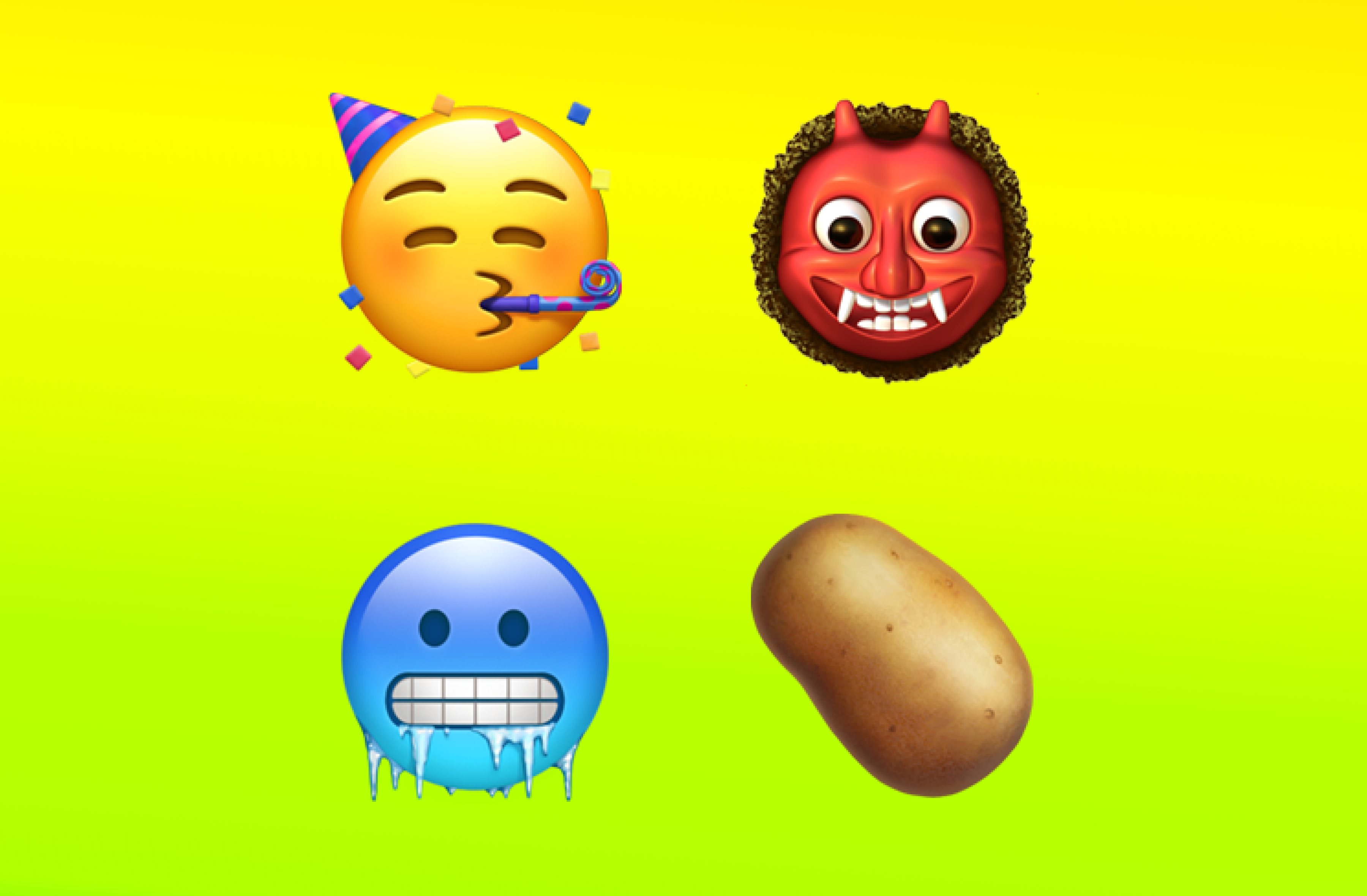 Some emojis frmo Apple's native set