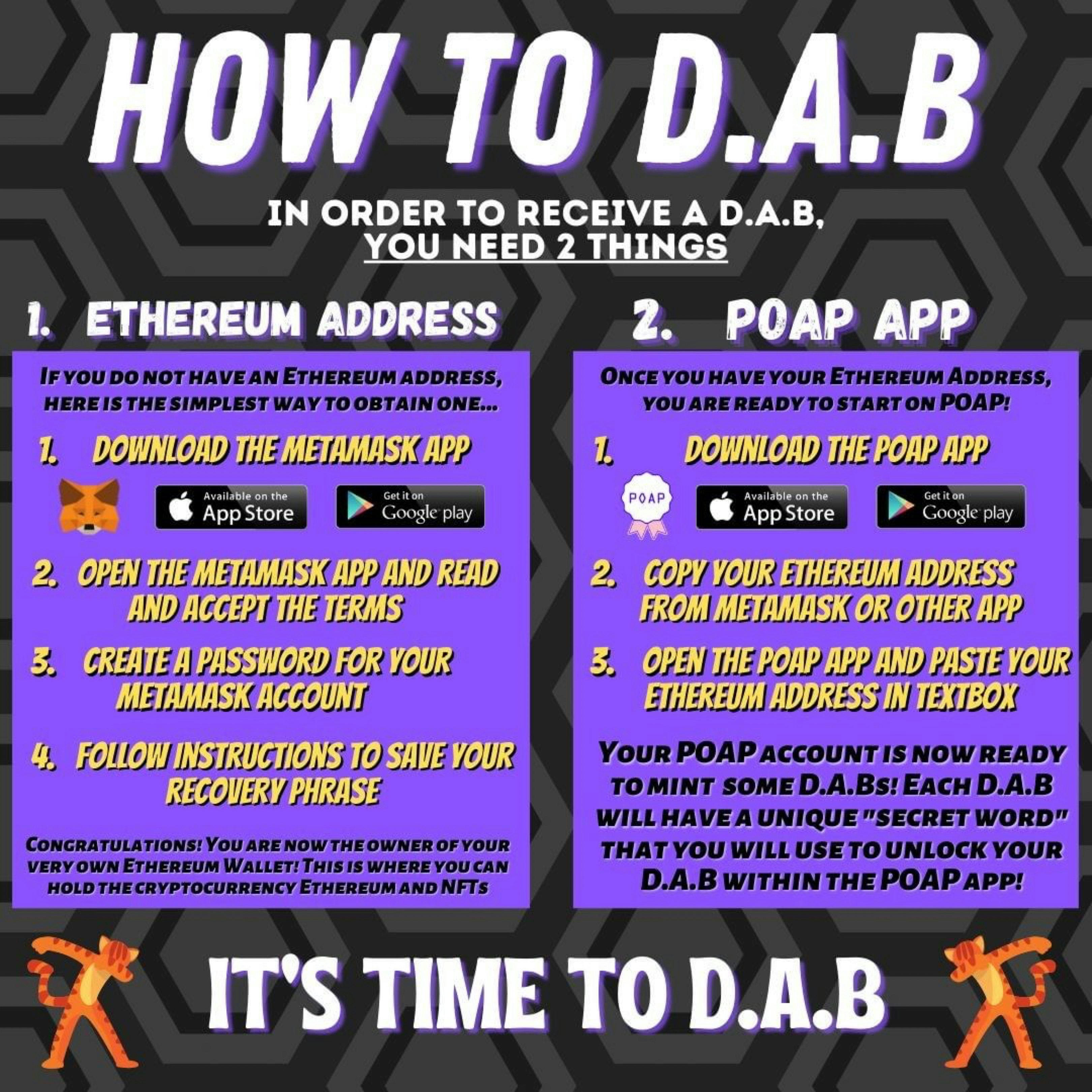 How to collect D.A.Bs