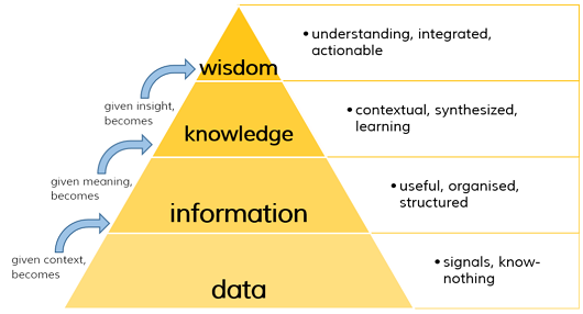 The Data-Information-Knowledge-Wisdom (DIKW) Pyramid