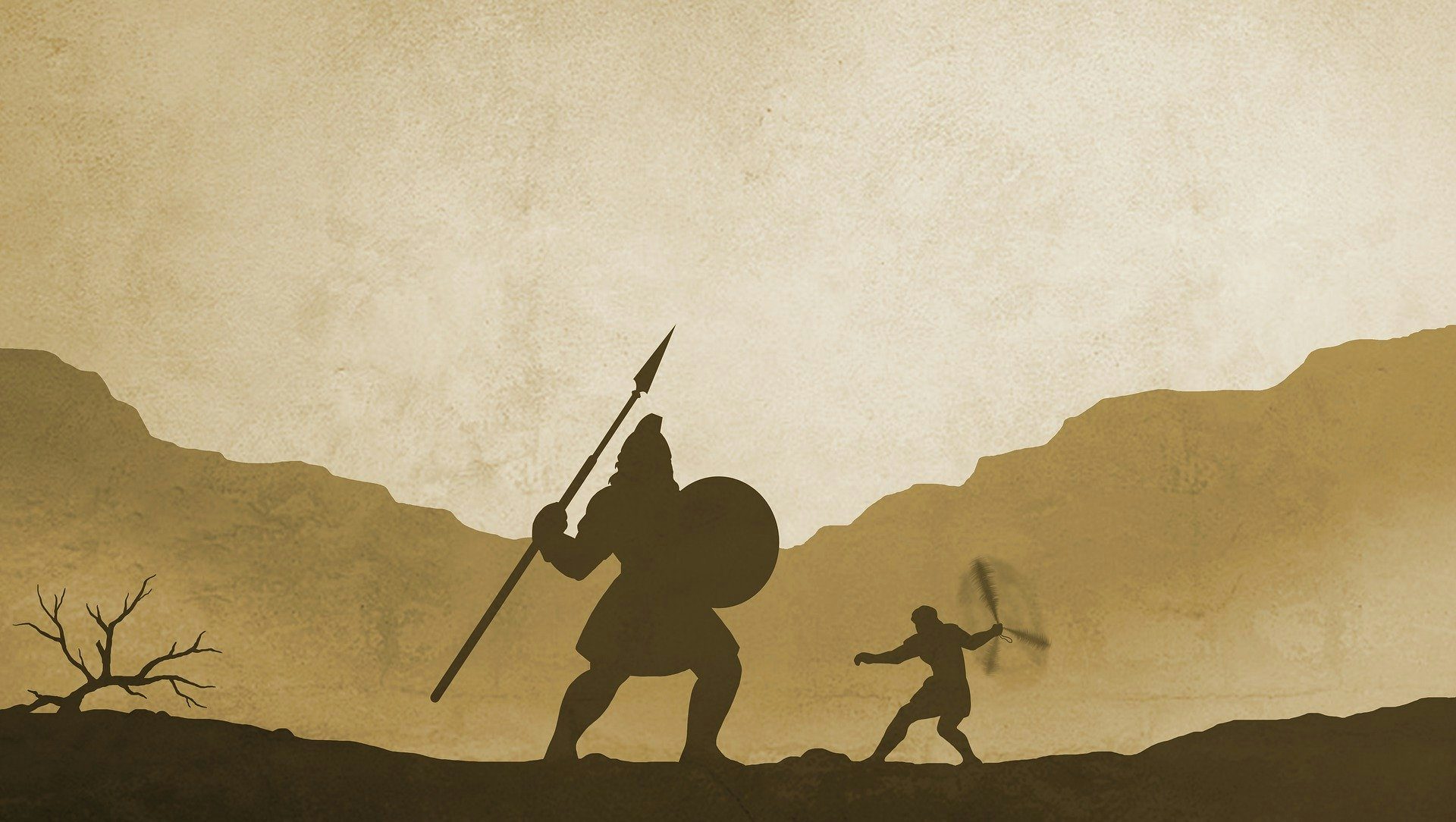 David vs Goliath. Image by Jeff Jacobs on Pixabay - https://pixabay.com/users/jeffjacobs1990-7438739/