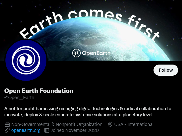 Open Earth Foundation NFT Fundraiser