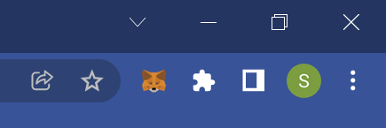 MetaMask is now pinned to your taskbar