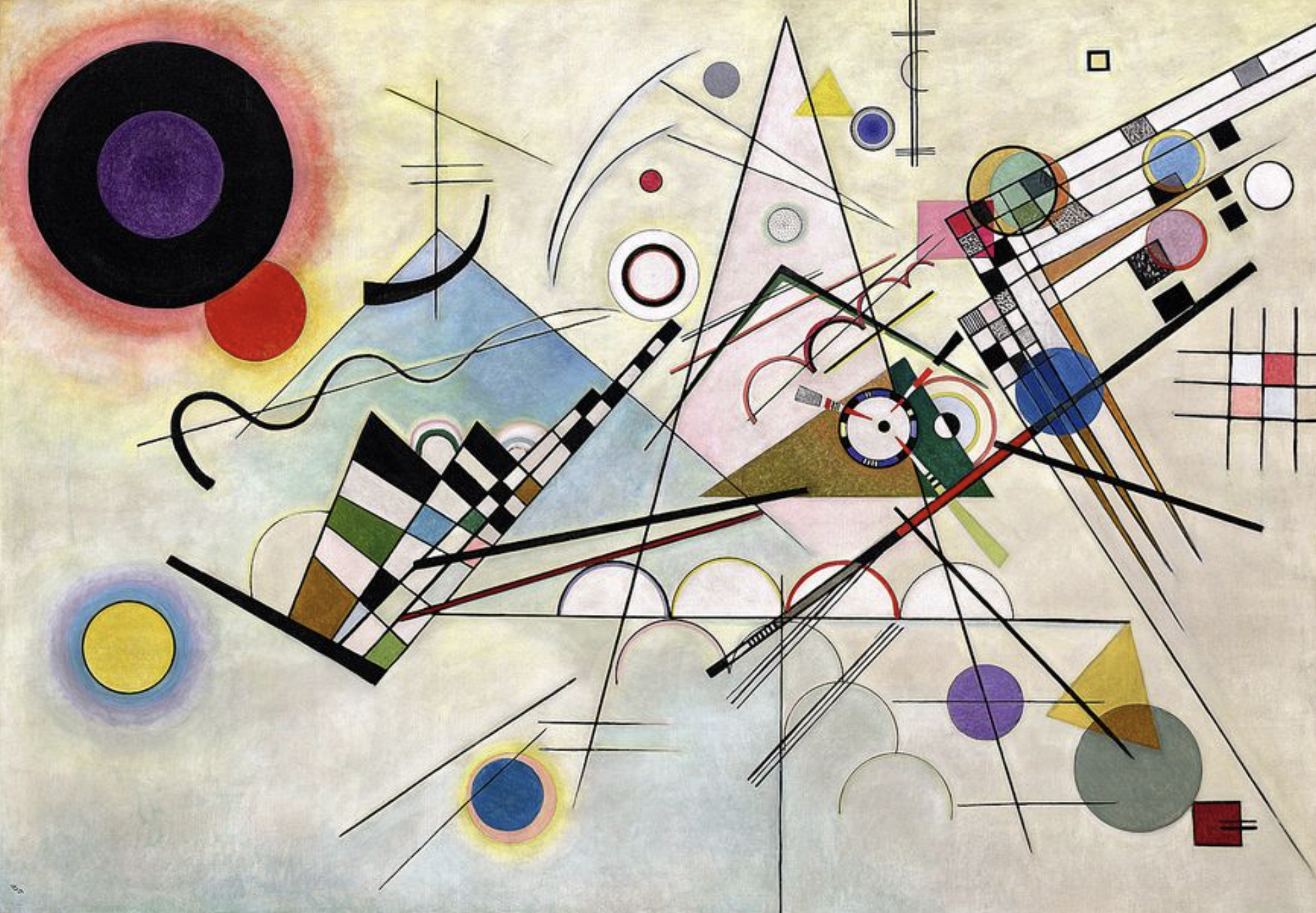 Vasily Kandinsky b. 1866, Moscow; d. 1944, Neuilly-sur-Seine, France, <Composition 8>, July 1923