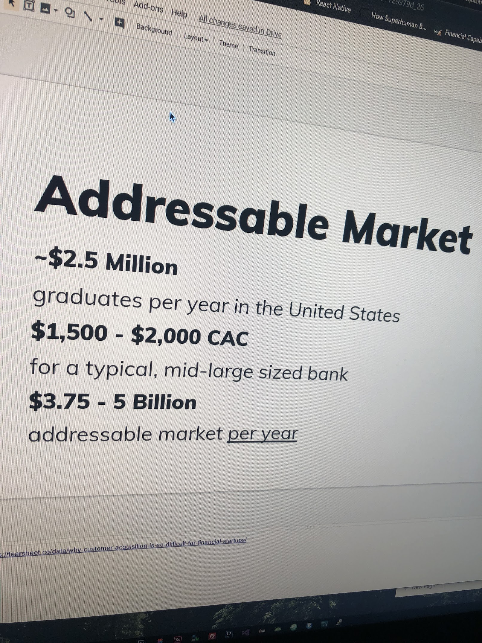 How could you say no to this addressable market?!?