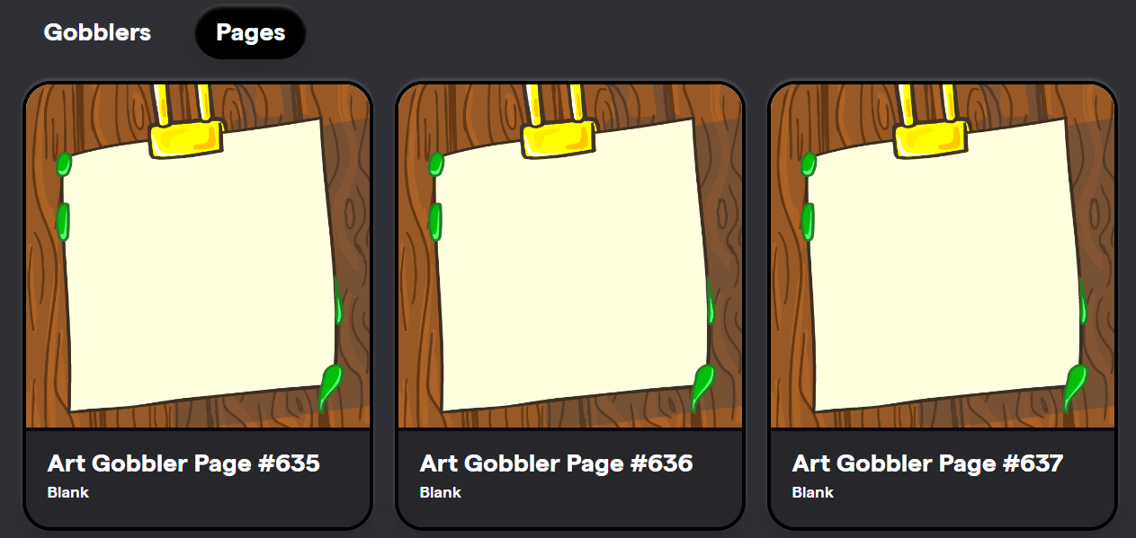 Art Gobbler Pages