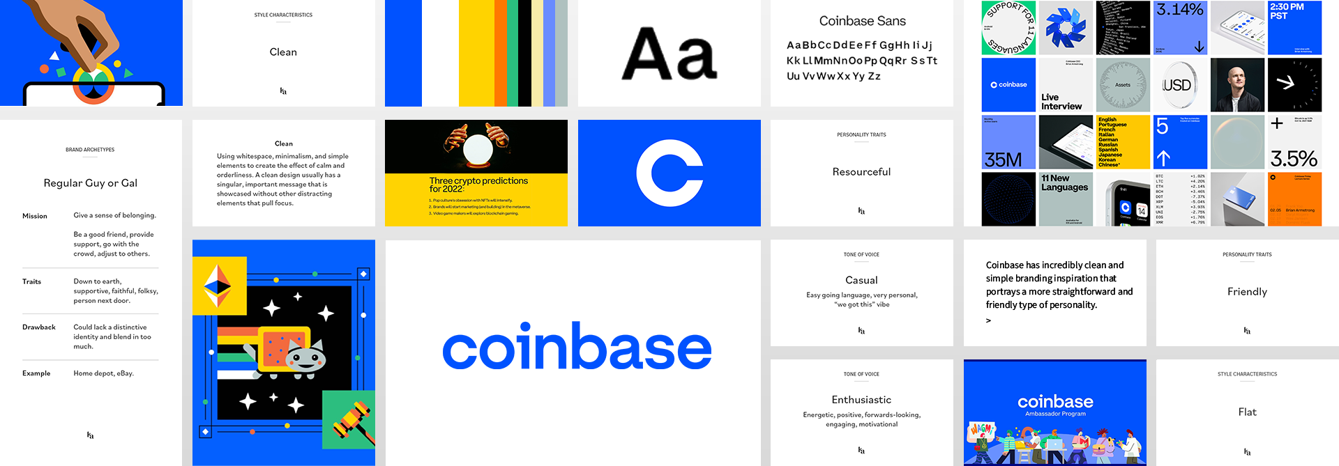 The most recent Coinbase rebrand