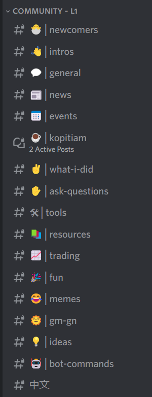 A community (L1) category where everyone can chat and have discussions