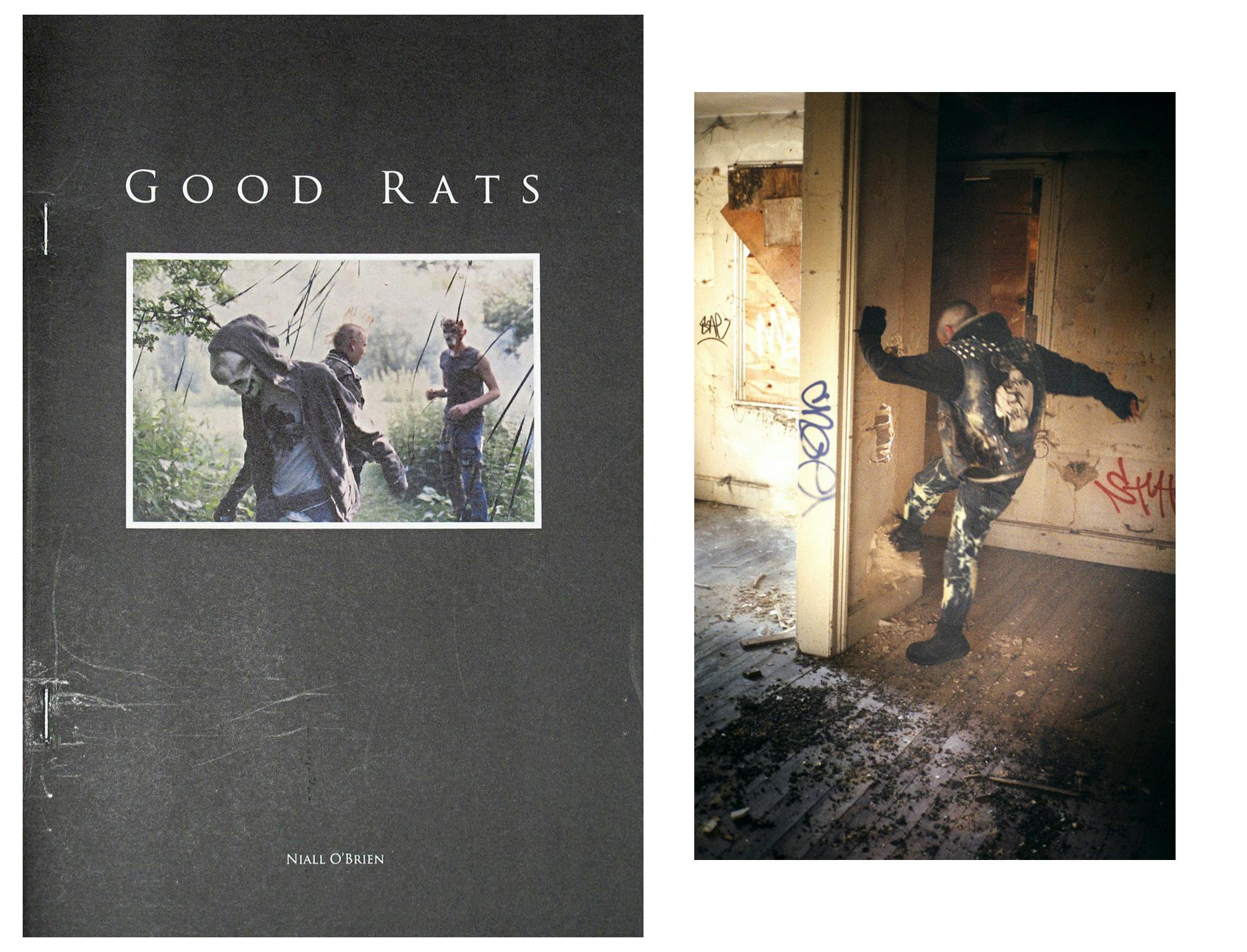 Left: "Good Rats" Book, right: ______ Good Rats, Niall O'Brien.