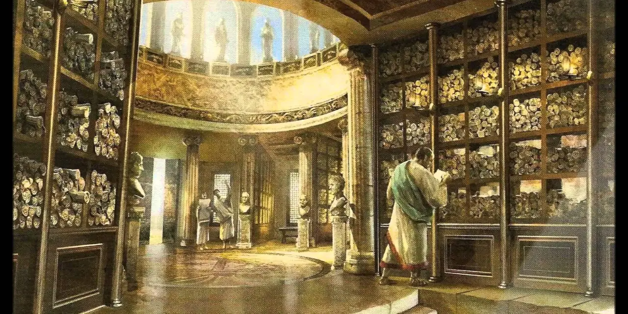亚历山大图书馆，图片来源：Google