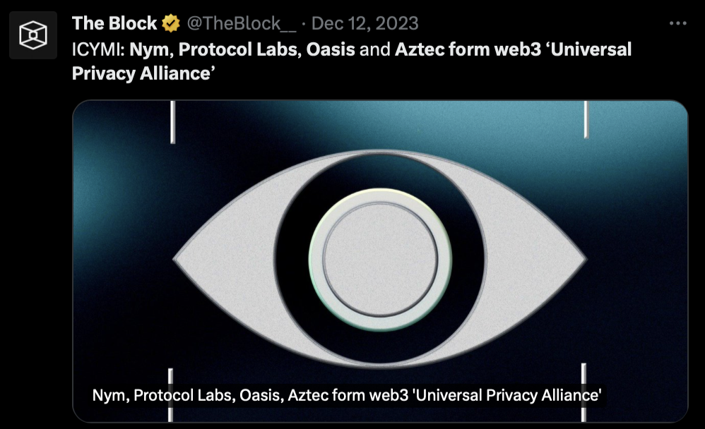 www.theblock.co/post/267160/nym-protocol-labs-oasis-aztec-web3-universal-privacy-alliance