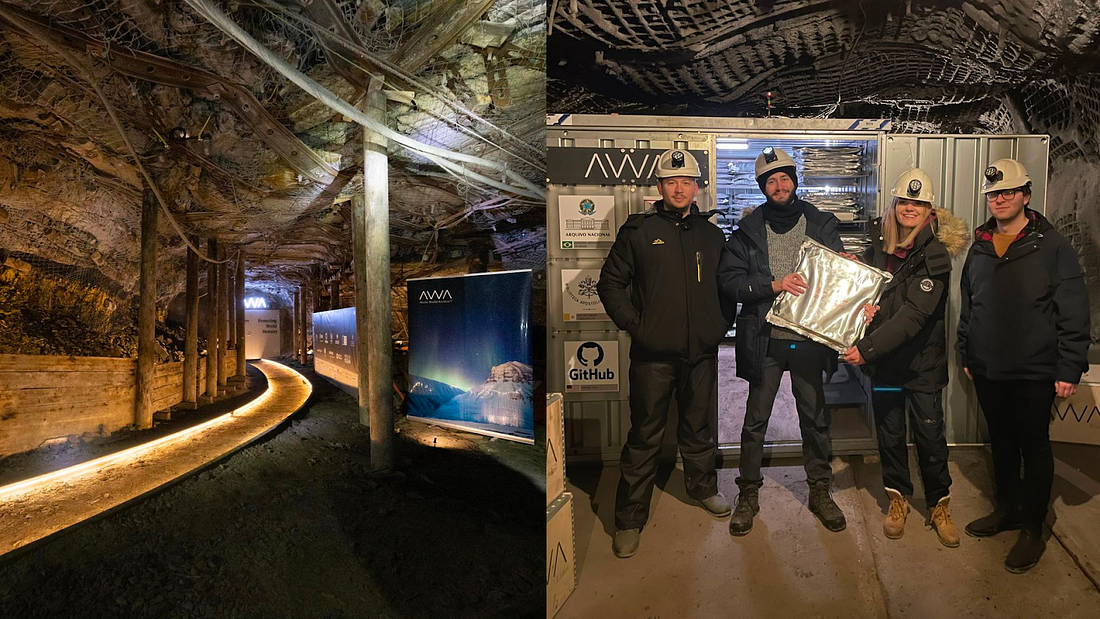 The Non-Fungible Vault in Longyearbyen, Norway: Carrington Event-proof storage. Curio Cards was among the first NFT projects stored there, for at least a thousand years. 