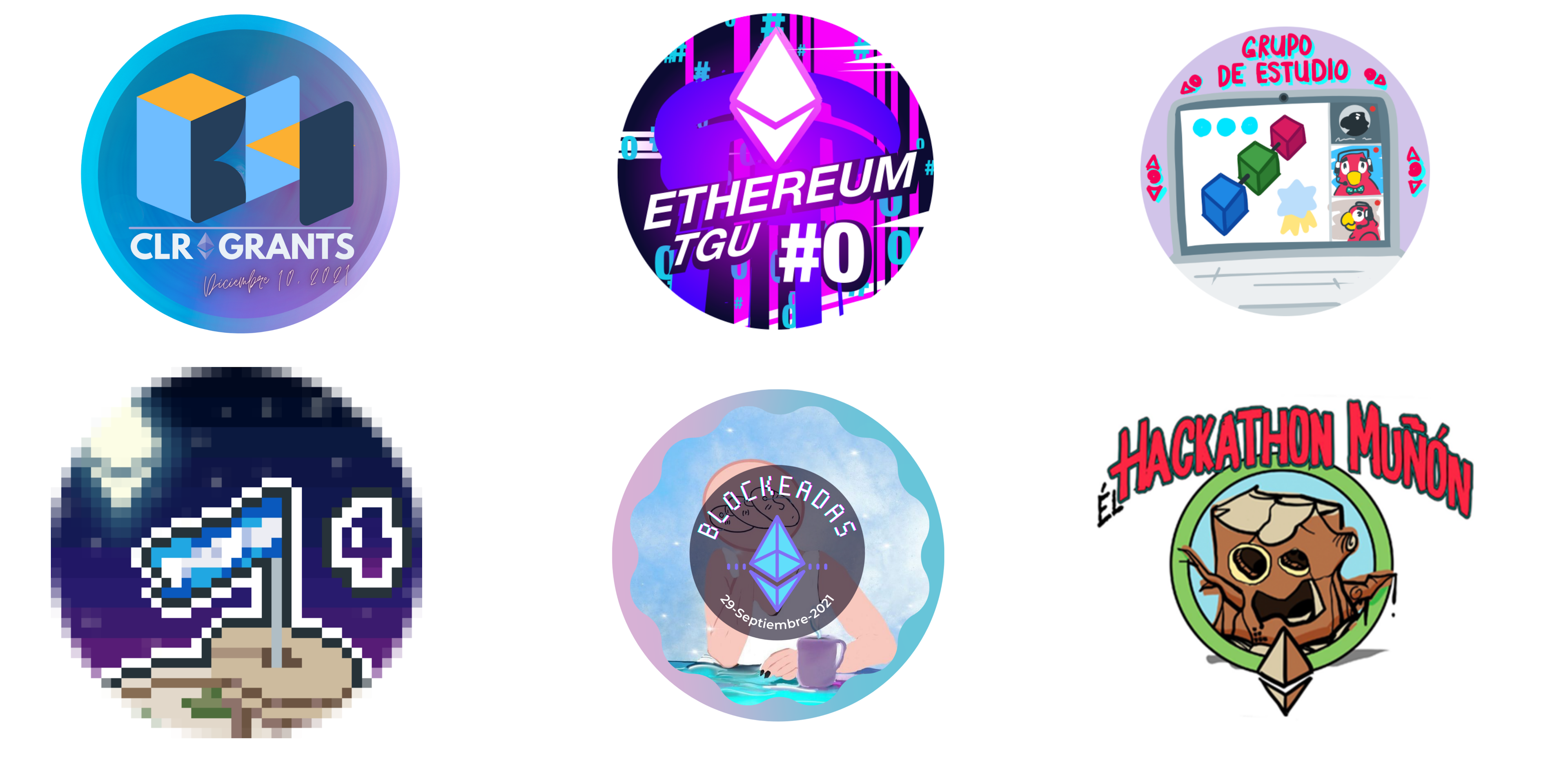Some of the POAPs that have been granted by the community