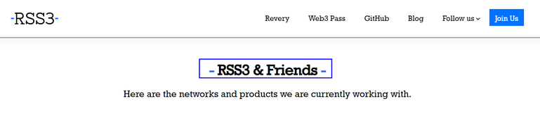 以後，我想你可以根據這個RSS3&Friends的增長來接受它，主要原因上面已經解釋了